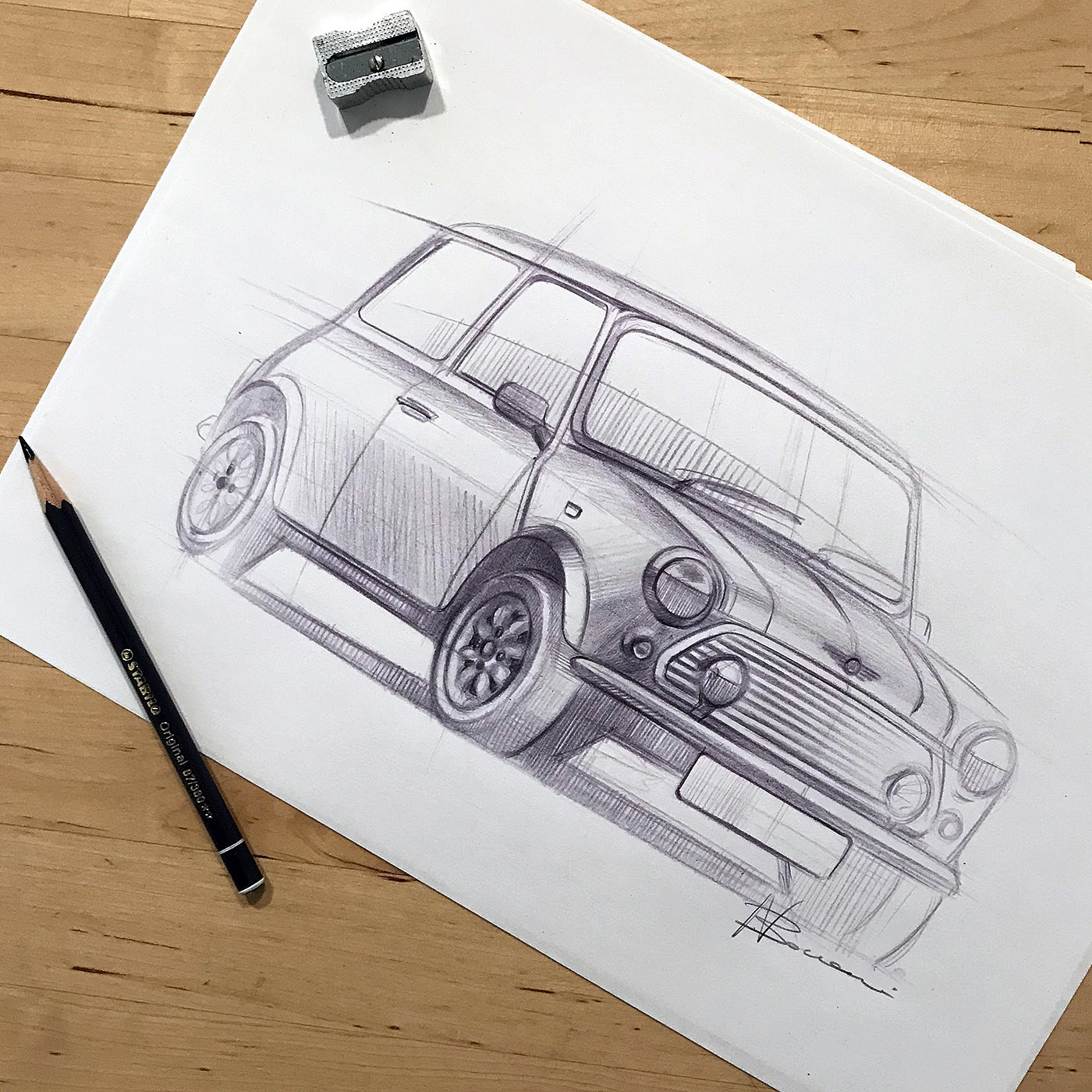 Niccol ò Bonanni，draft，Hand drawn，automobile，