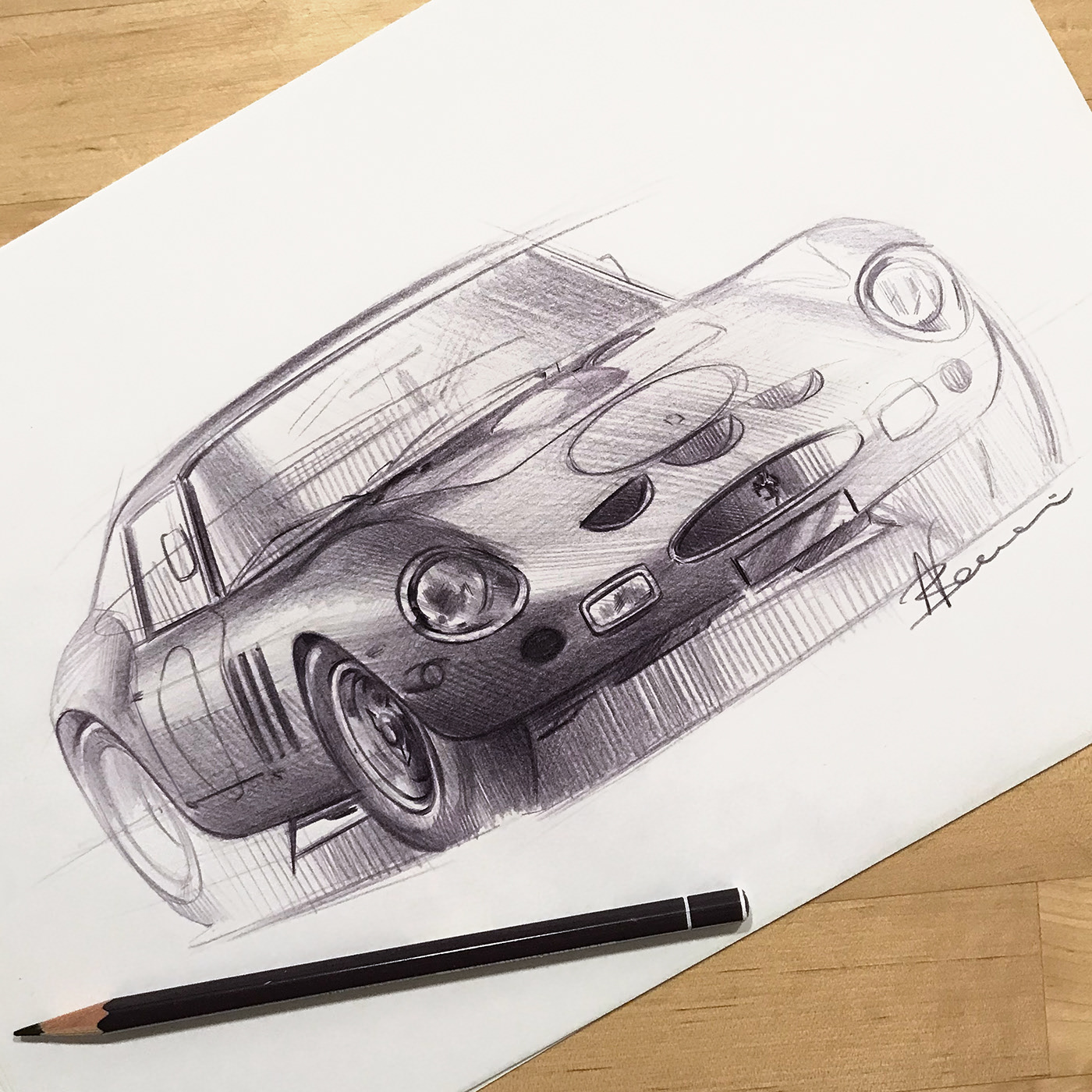 Niccol ò Bonanni，draft，Hand drawn，automobile，