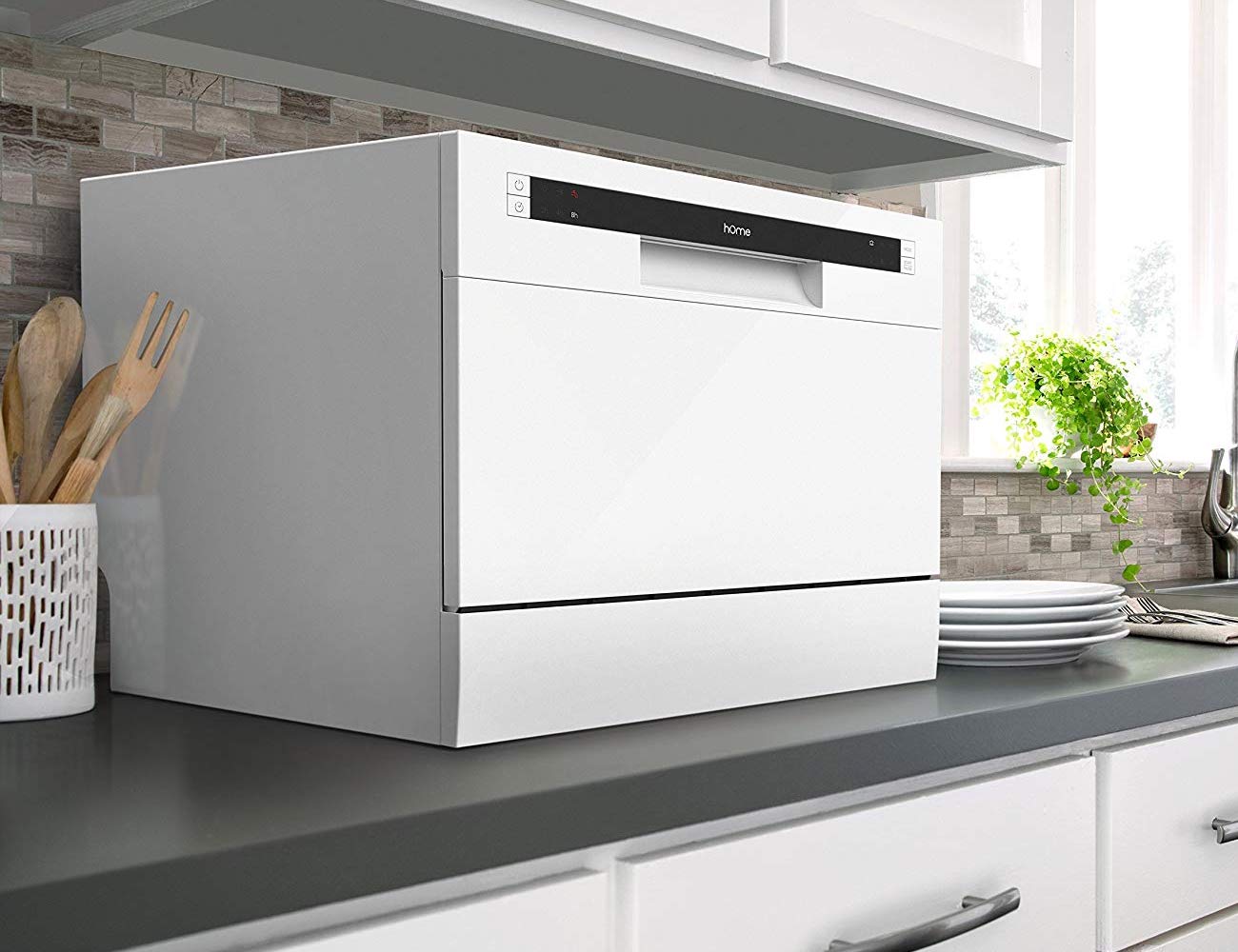 white，hOmeLabs，dishwasher，