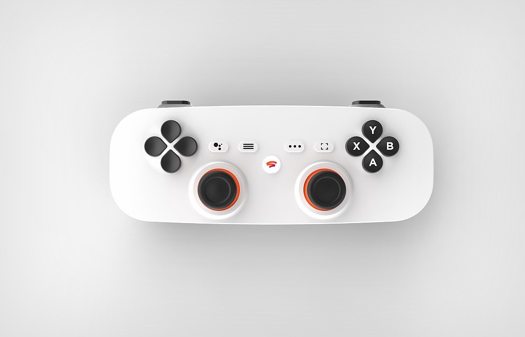 Stadia control，游戏手柄，便携，