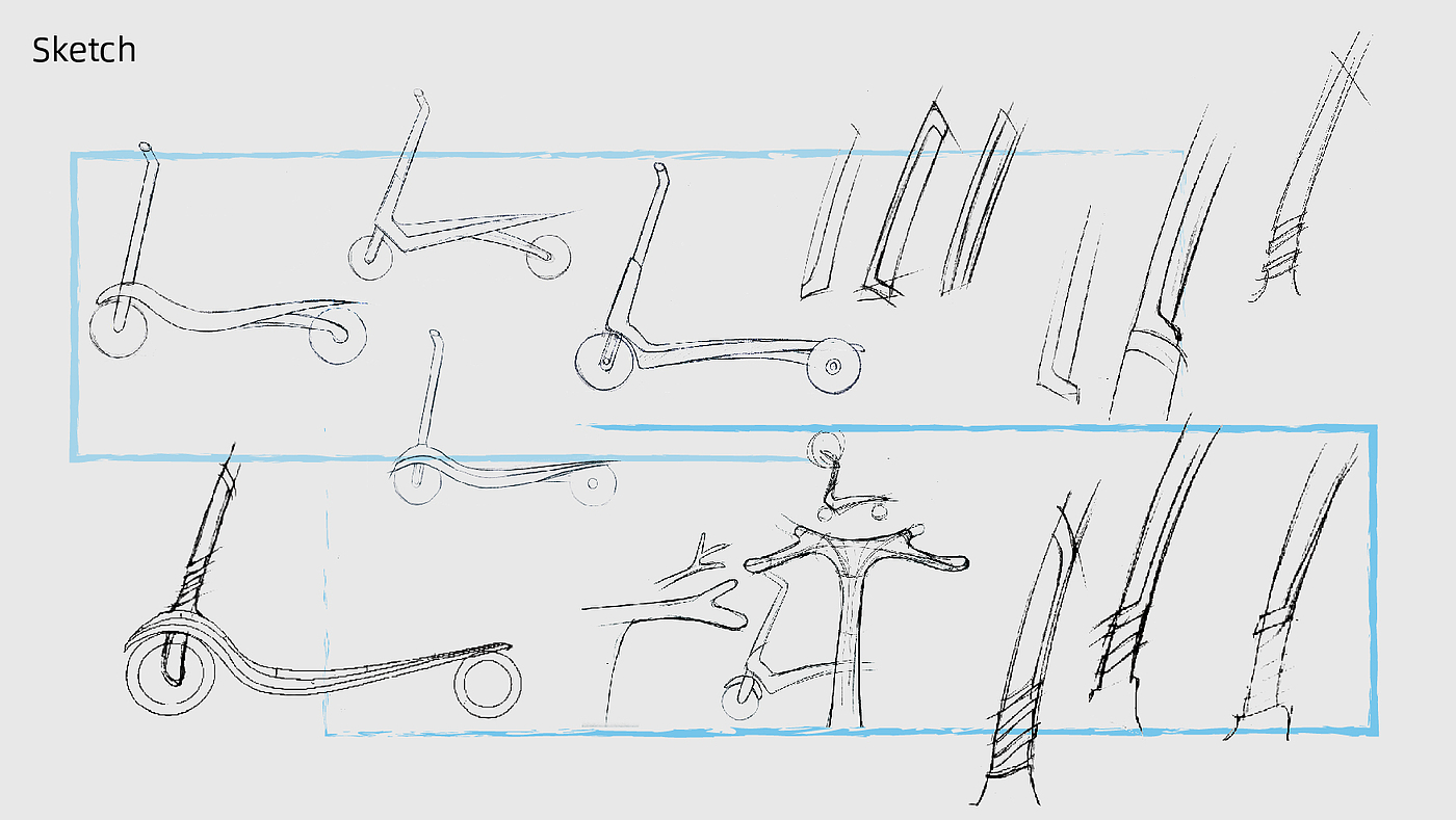 儿童滑板车，创新设计，
