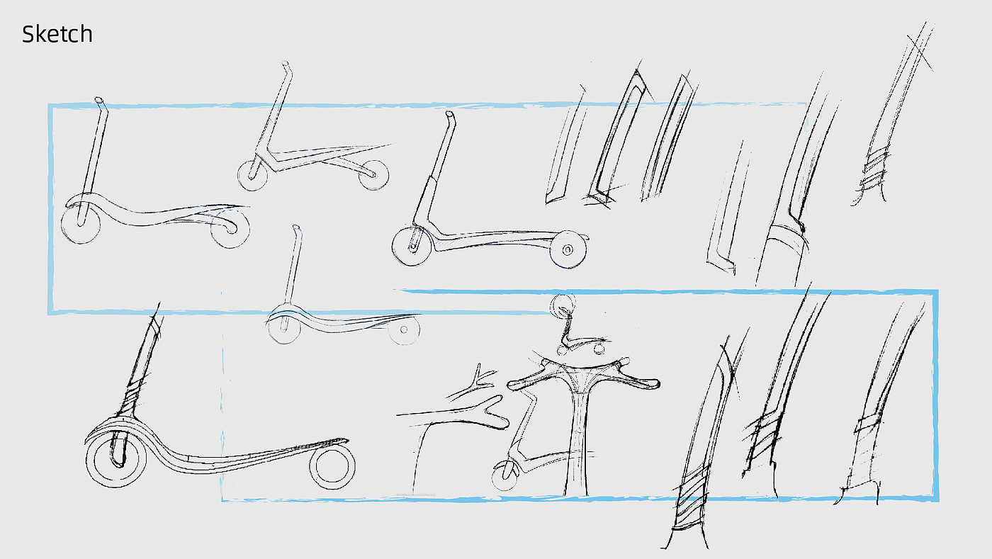 Children's scooters，Innovative design，