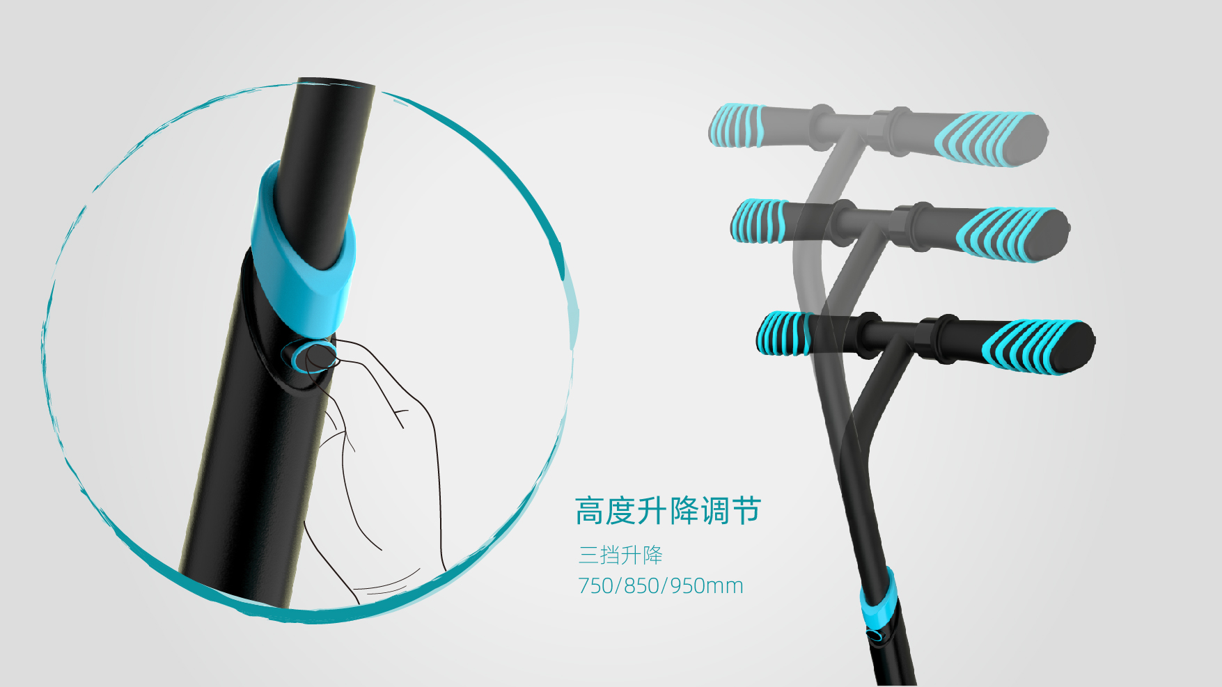 Children's scooters，Innovative design，