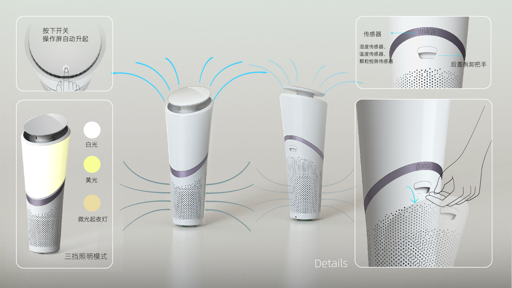 air cleaner，Innovative design，