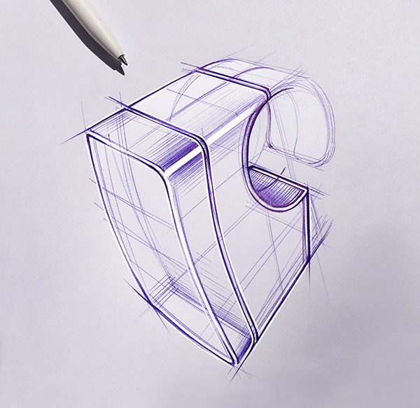 Hand drawn，industrial design，sketch，