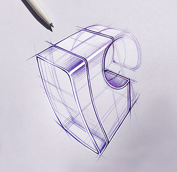 Hand drawn，industrial design，sketch，