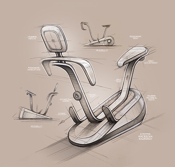 Hand drawn，industrial design，sketch，