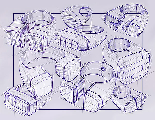 Hand drawn，industrial design，sketch，