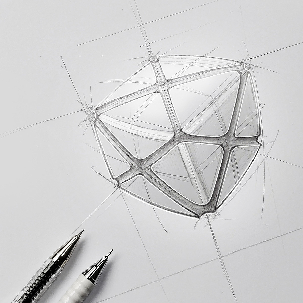 Hand drawn，industrial design，sketch，