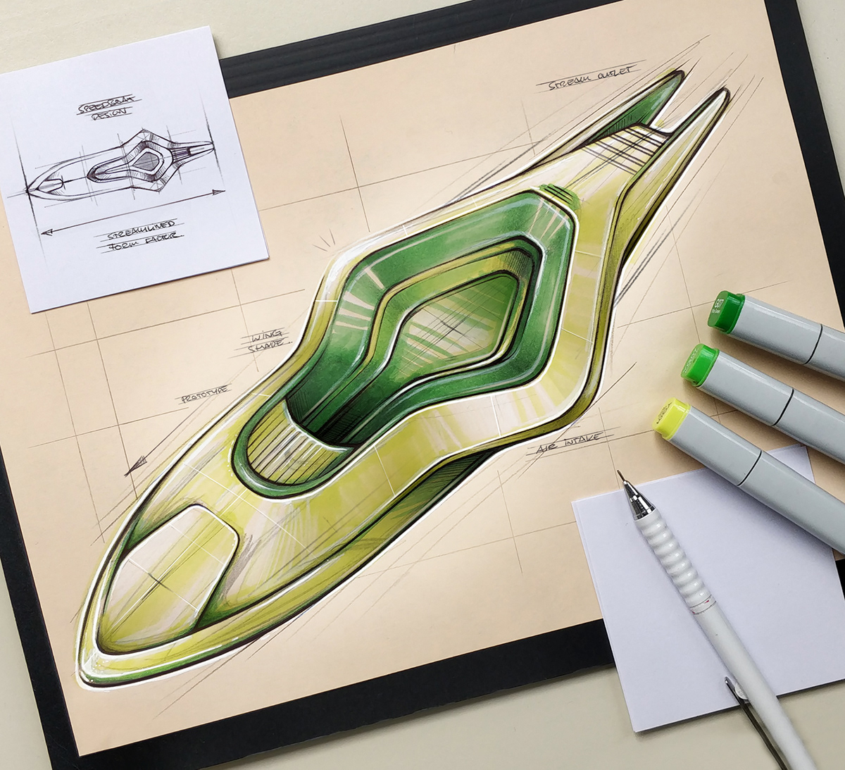 Hand drawn，industrial design，sketch，