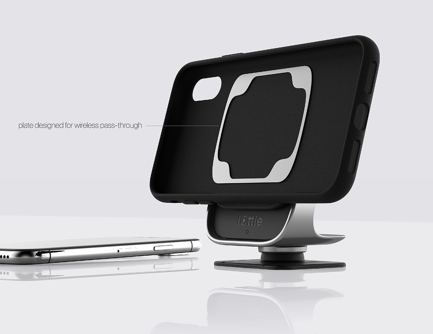 Tap Wireless，Mobile phone charging stand，industrial design，wireless，