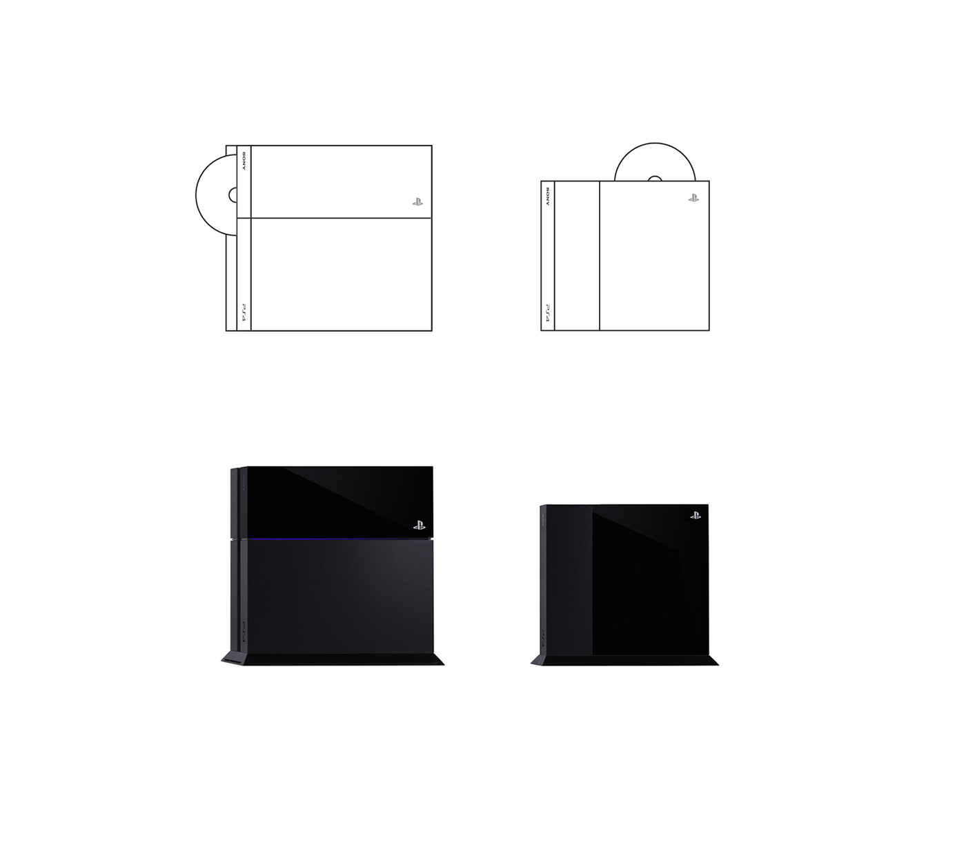 PlayStation 4，recreational machines，concept，industrial design，sony，