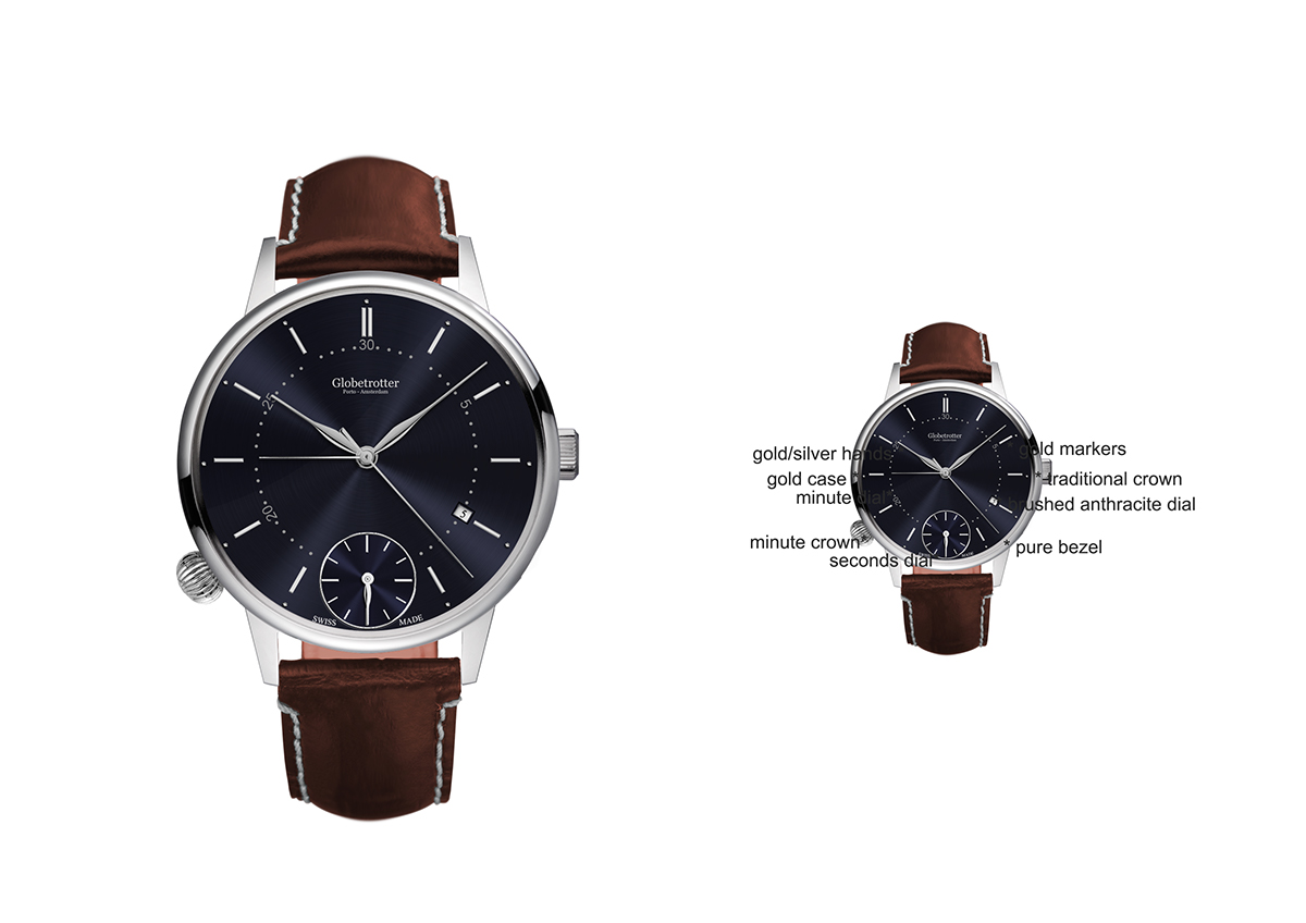 Mechanical products，Wrist watch，Dual Time，