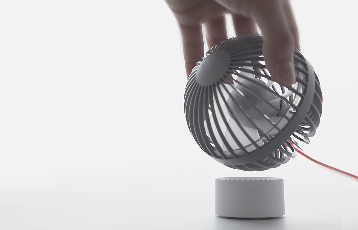 O-Fan，small electric fan，Plastic，