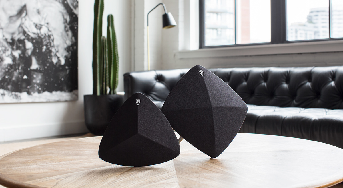 black，loudspeaker box，Villo Wi-Fi，