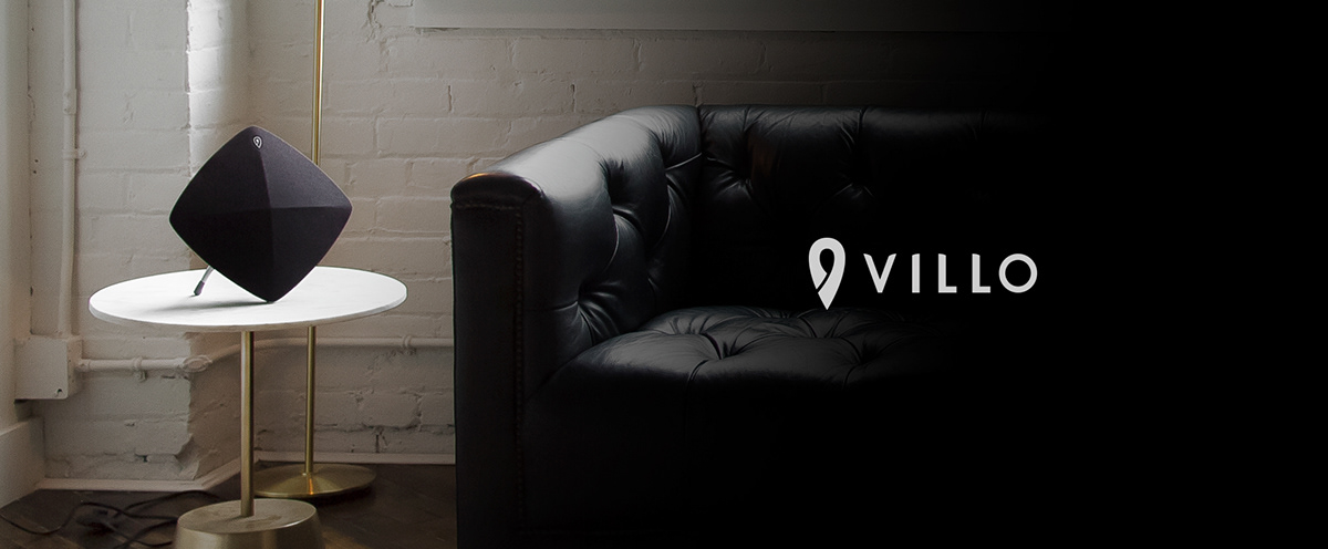 black，loudspeaker box，Villo Wi-Fi，