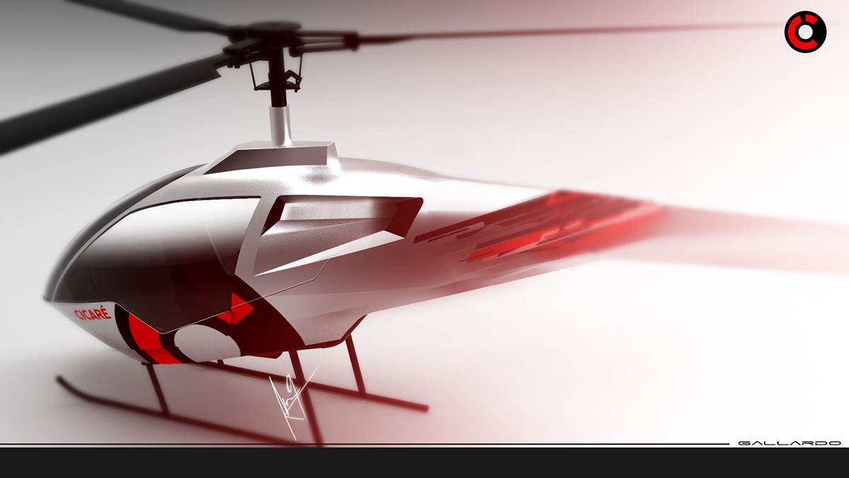 Automatic design，Light helicopter，product design，industrial design，