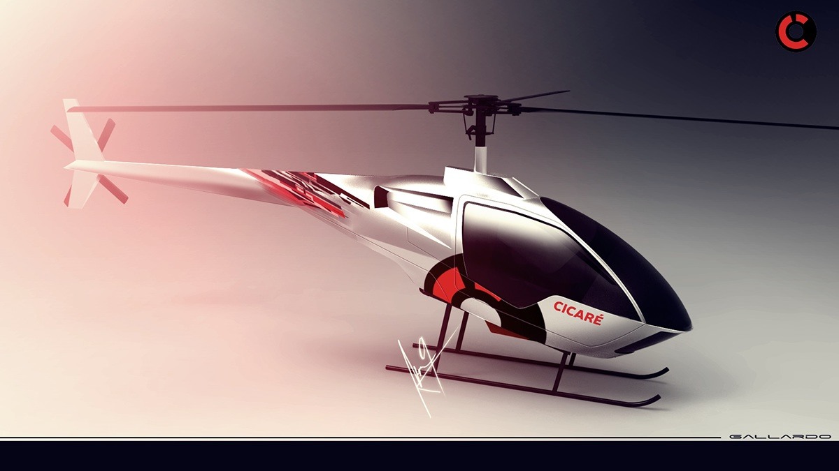 Automatic design，Light helicopter，product design，industrial design，