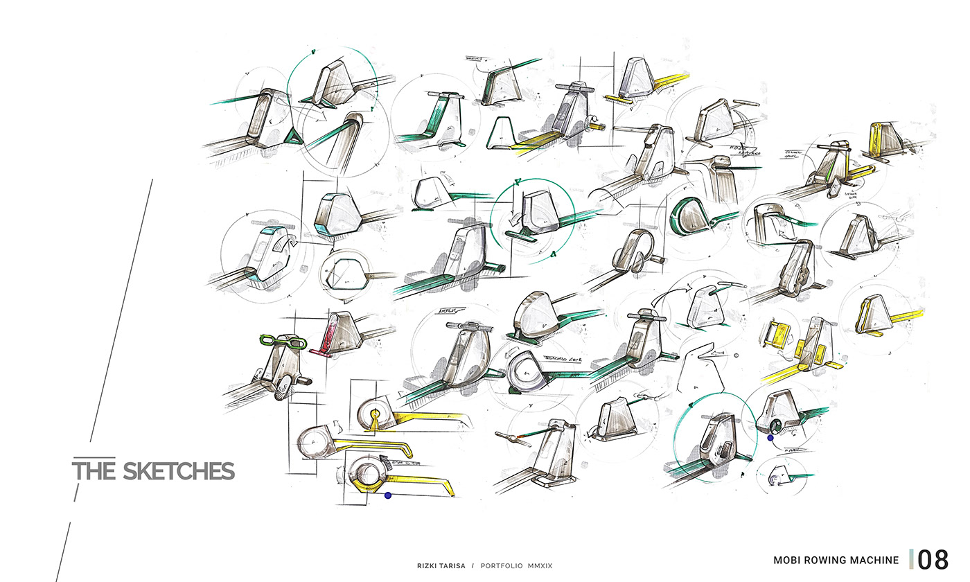 industrial design，Rowing machine，Bodybuilding，Sports Equipment，