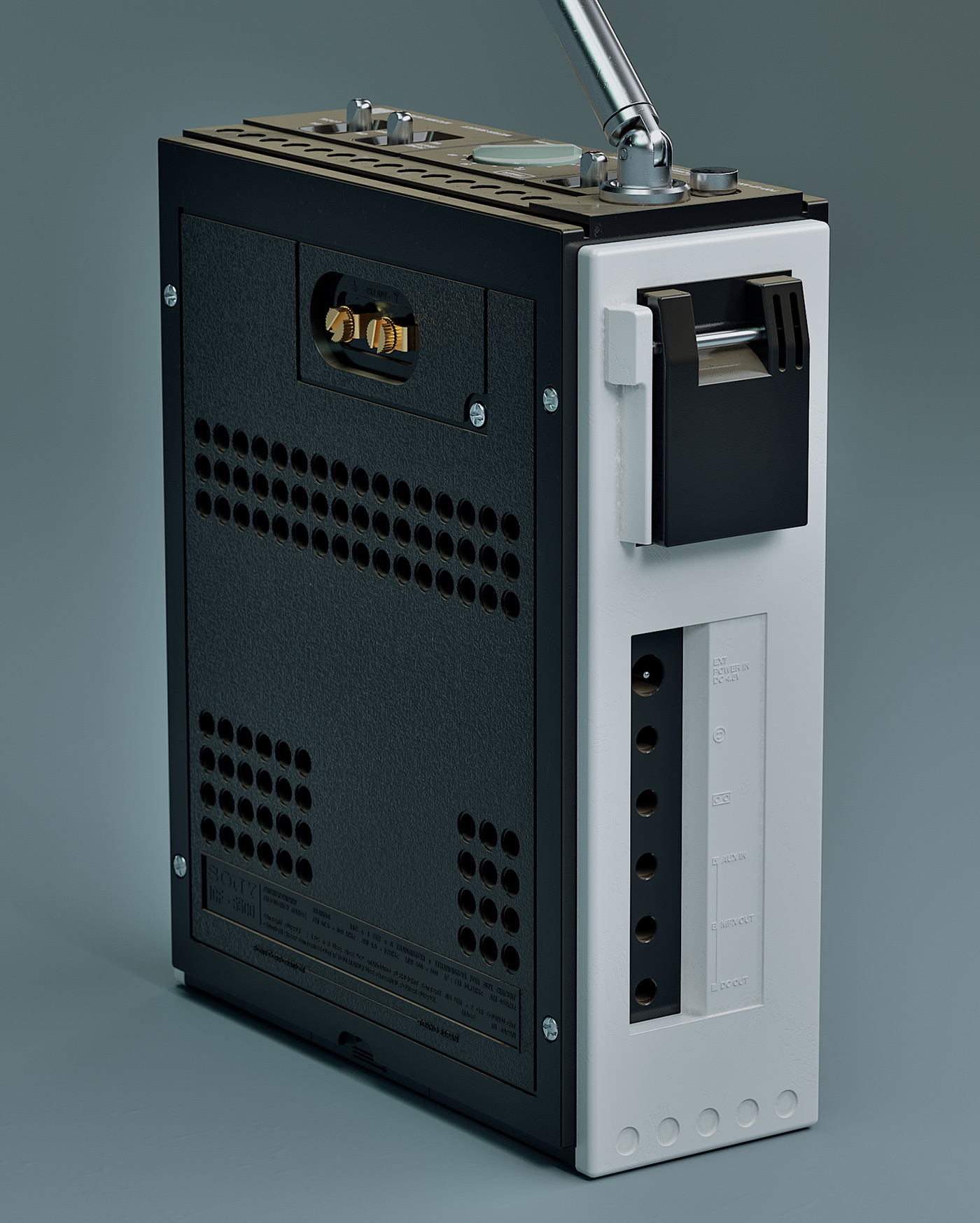 industrial design，Sony，3d，Render detail，