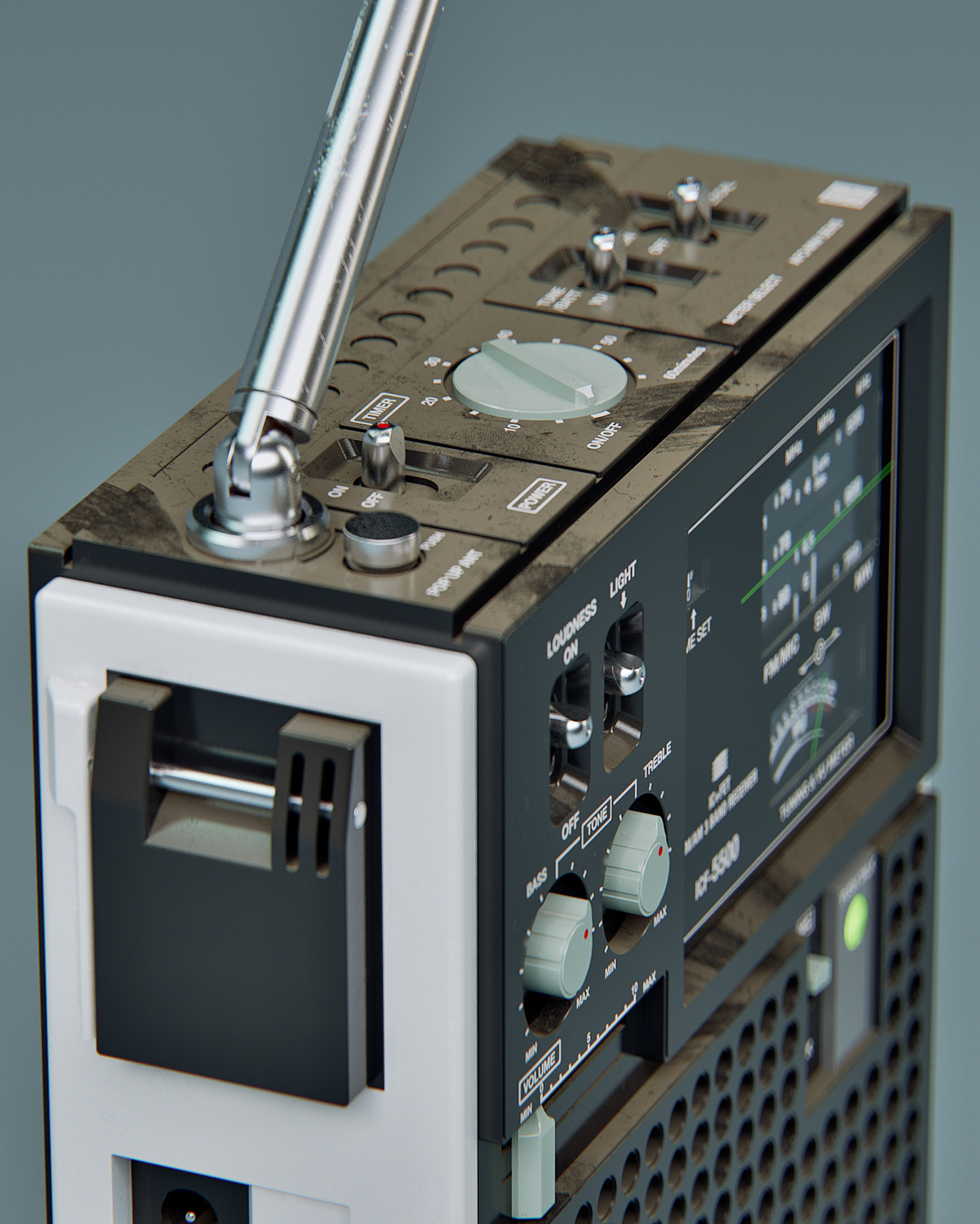 industrial design，Sony，3d，Render detail，