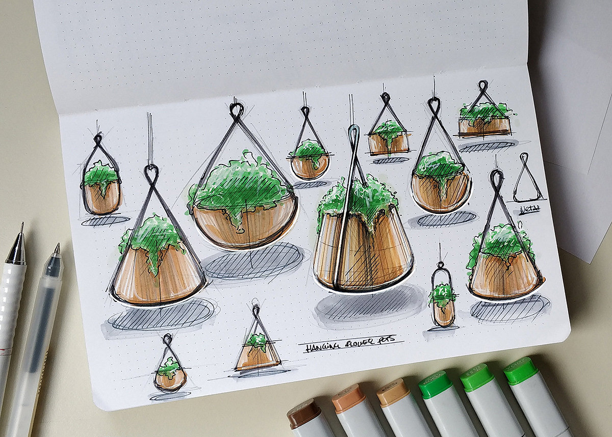 Hand drawn，product design，industrial design，