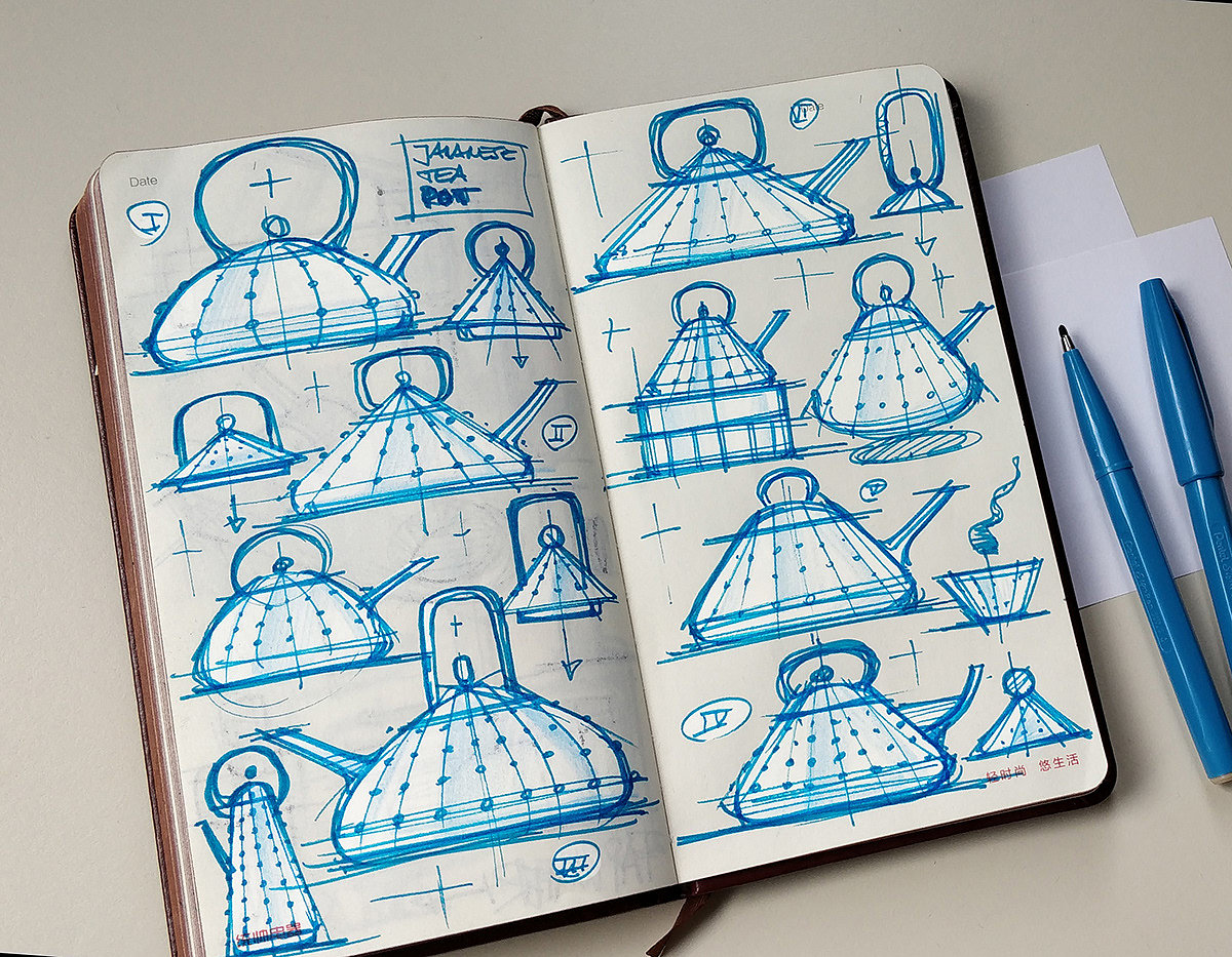 Hand drawn，product design，industrial design，
