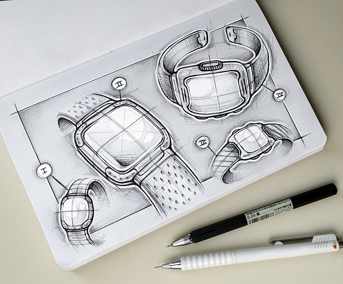 Hand drawn，product design，industrial design，