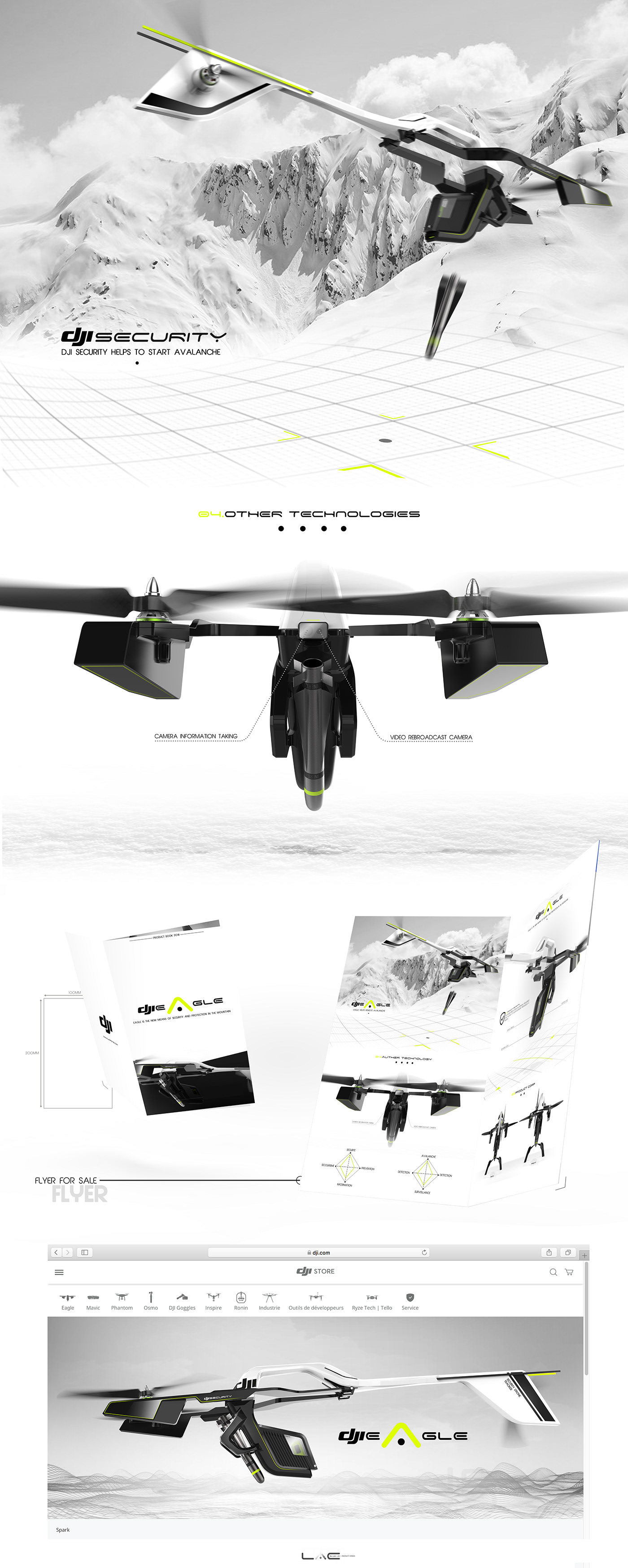 product design，industrial design，UAV，dji ，