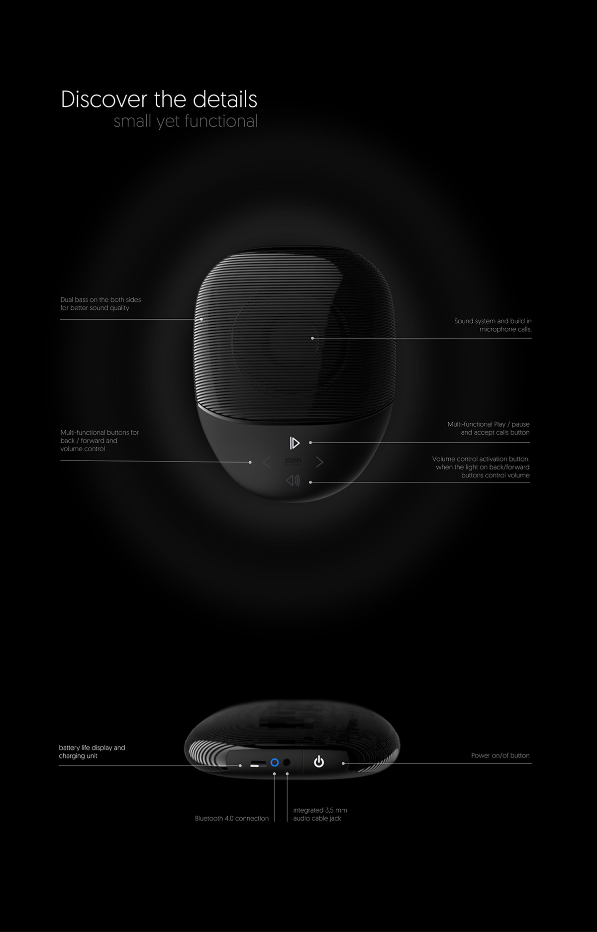 black，Intelligent sound，Stein，