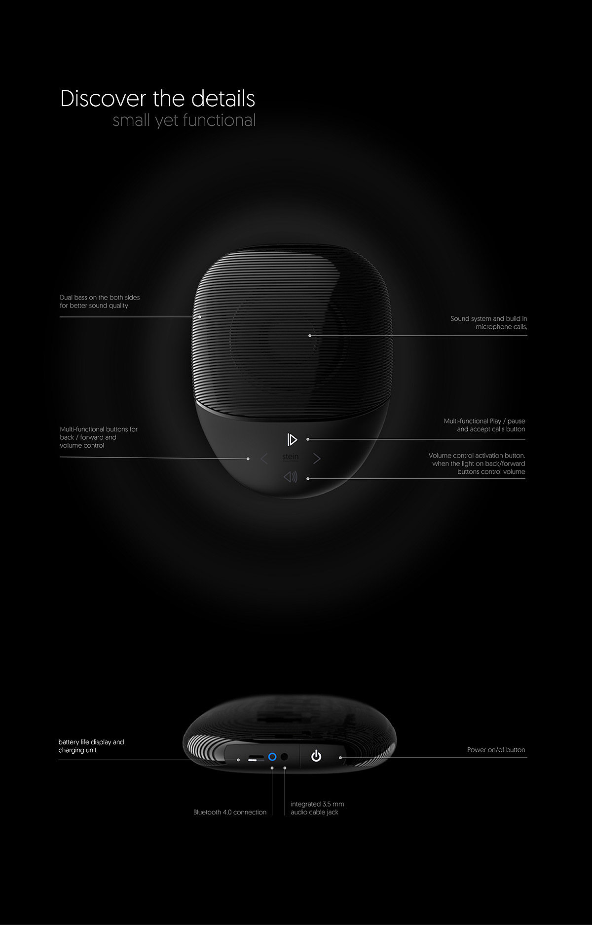 black，Intelligent sound，Stein，