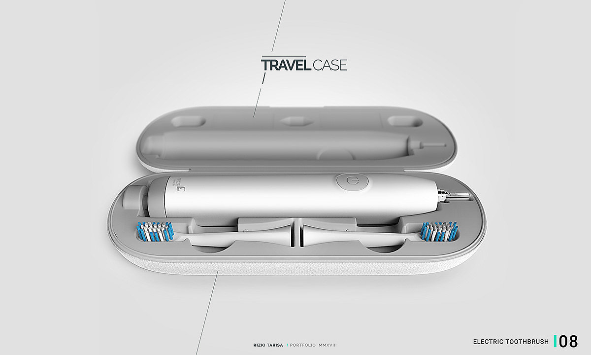 ELECTRIC TOOTHBRUSH，电动牙刷，白色，