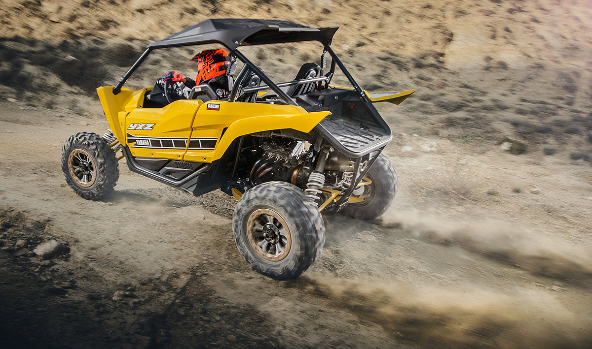 yellow，Mountain bike，Yamaha YXZ，