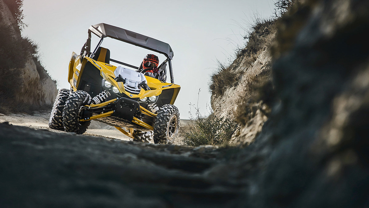 yellow，Mountain bike，Yamaha YXZ，