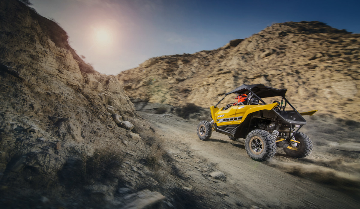 yellow，Mountain bike，Yamaha YXZ，