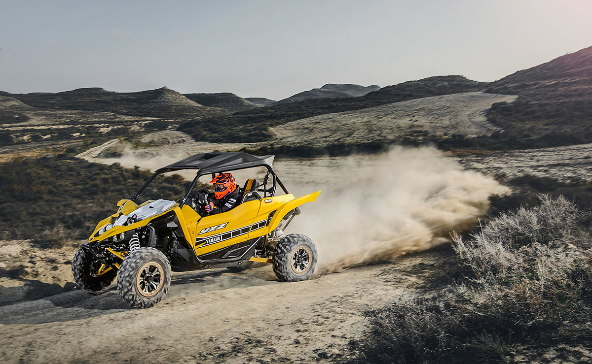 黄色，山地车，Yamaha YXZ，