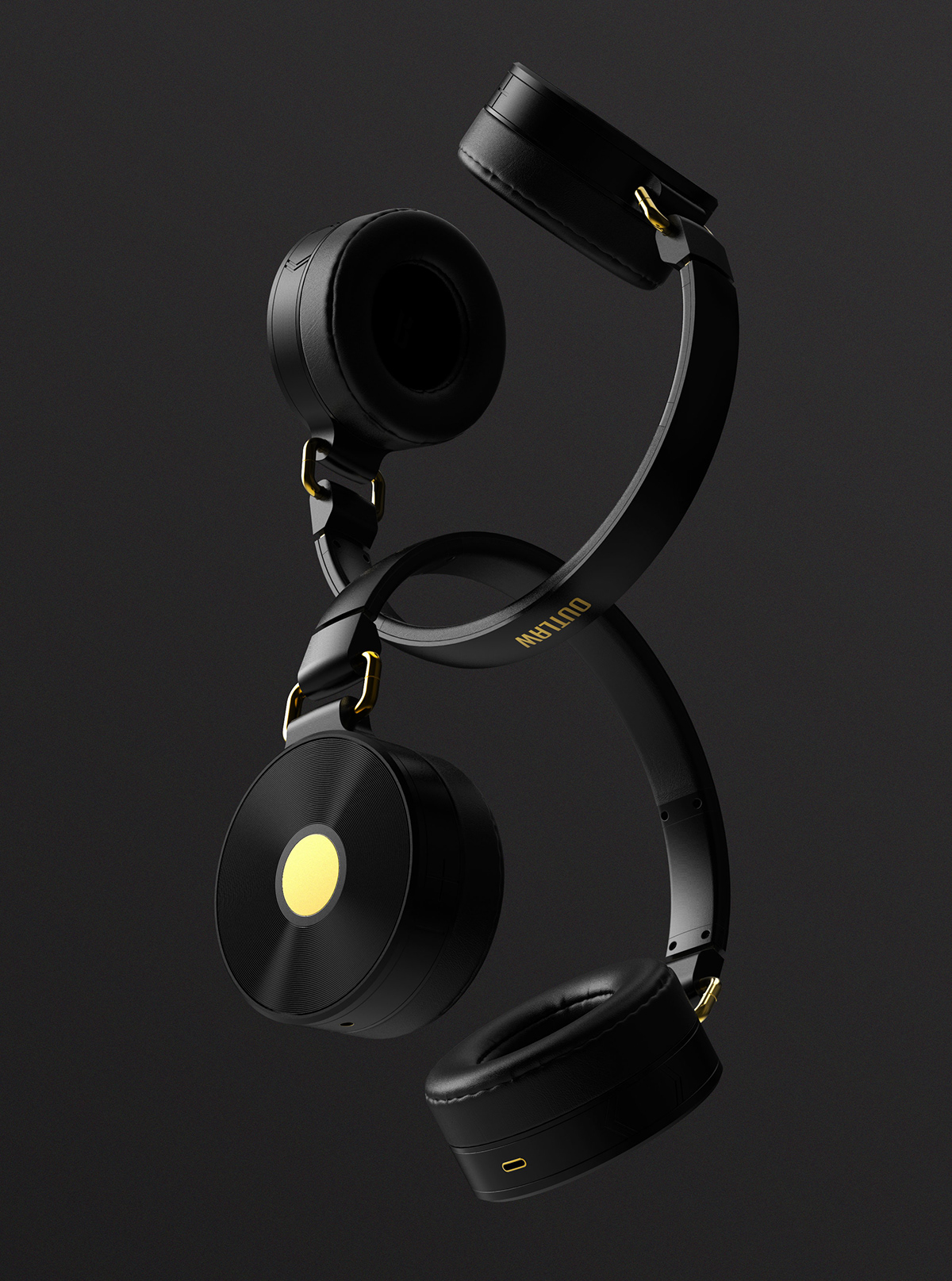 black，headset，Outlaw，