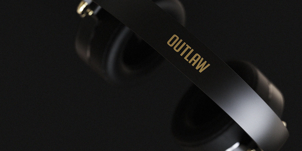 black，headset，Outlaw，