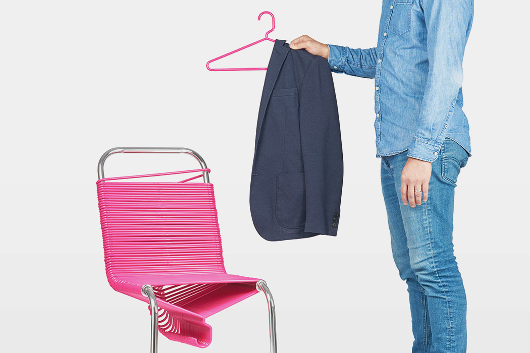 Coat Check Chair，chair，Pink，