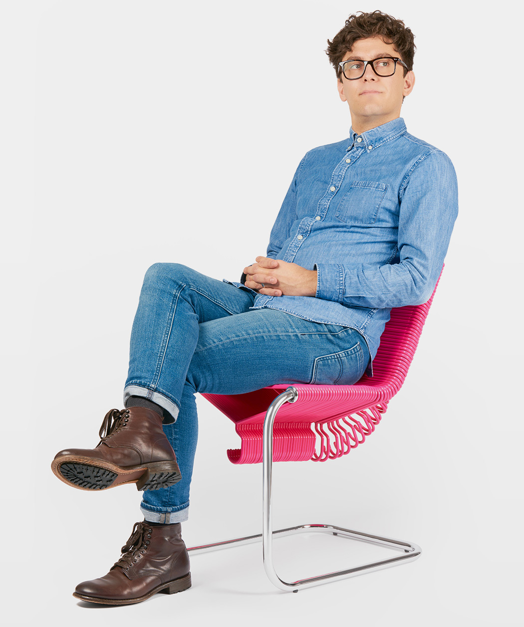 Coat Check Chair，chair，Pink，