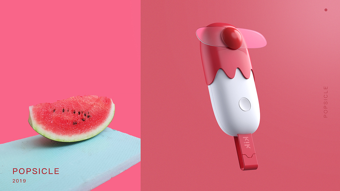 Product design, small fan design, summer products，