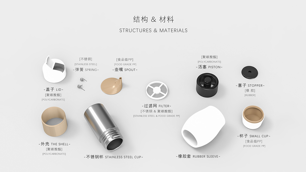 From egret shape，lithe，Simplicity，Mellow，