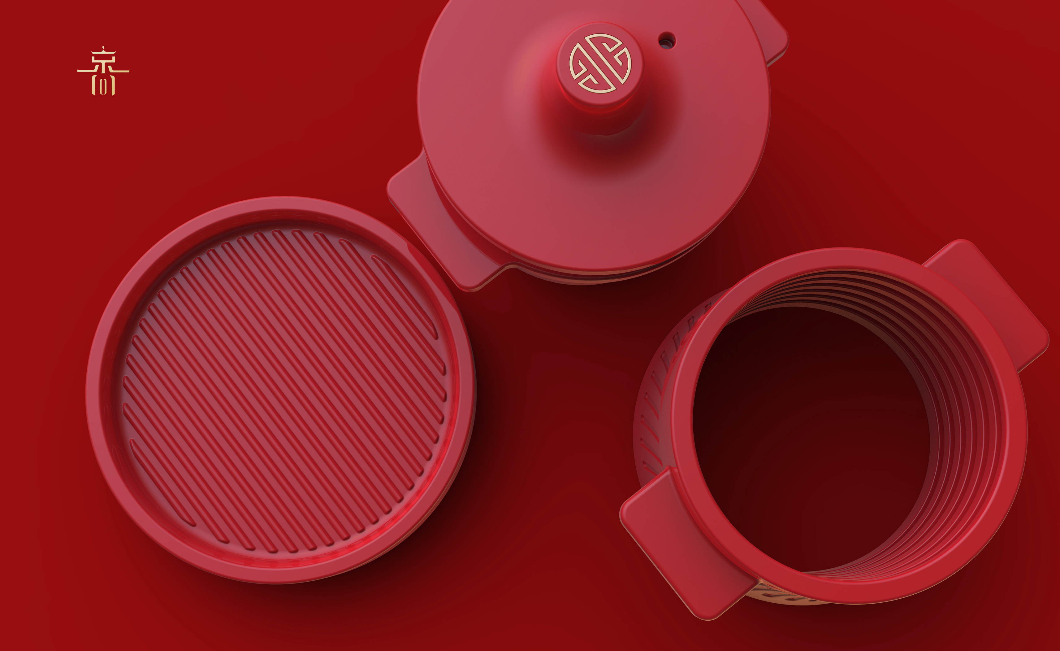 Shaped ring stewing pot，