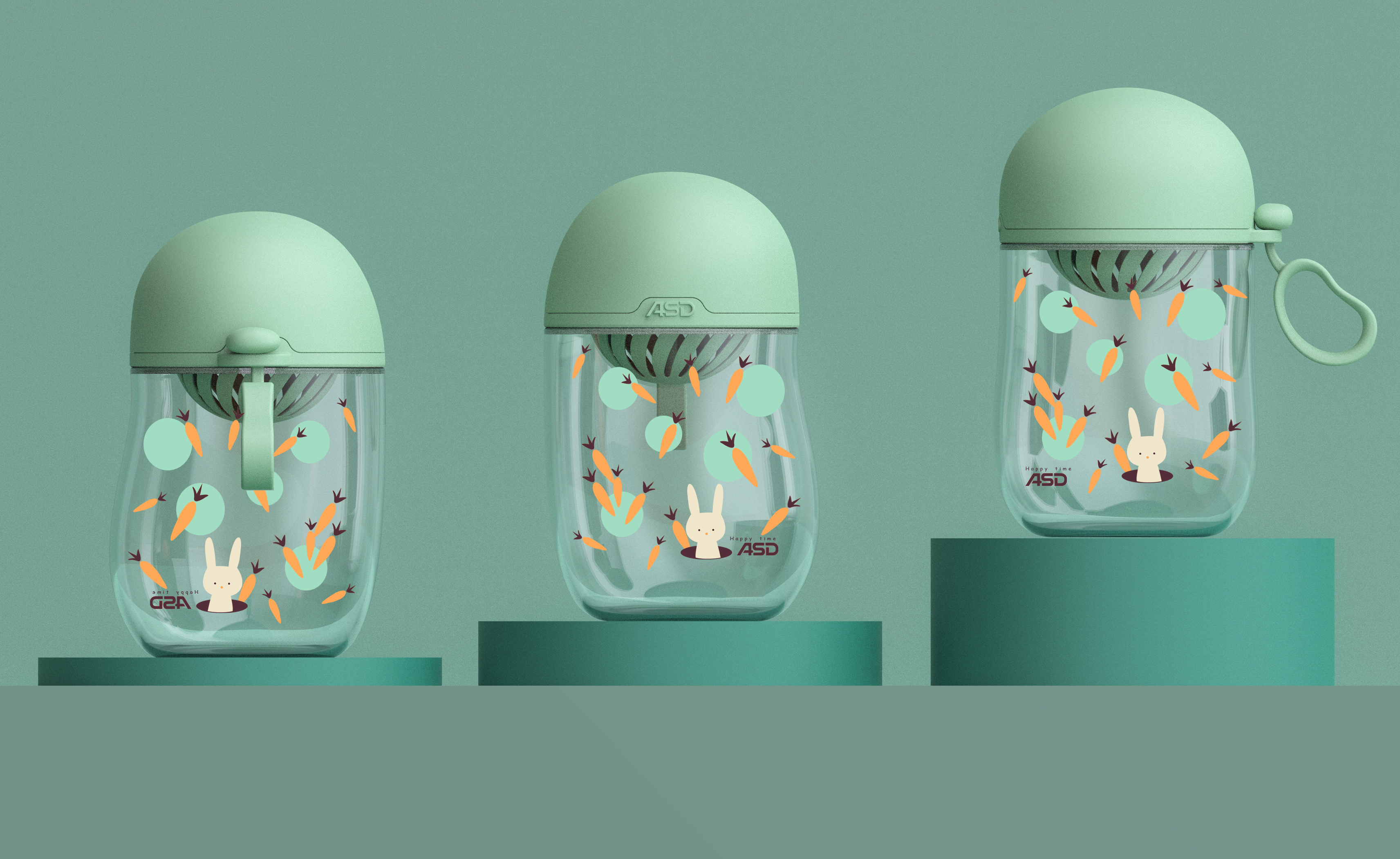 Children's plastic water cup，