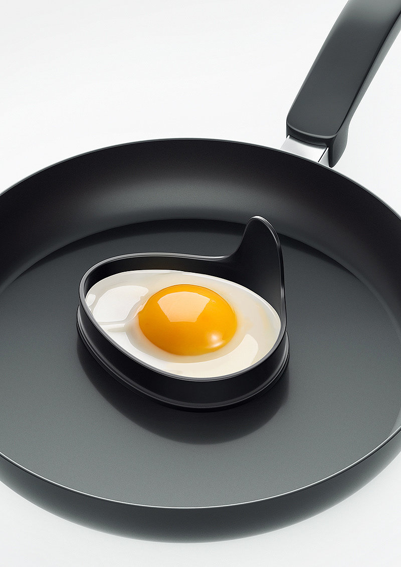 Fried Eggs，industrial design，cooking，