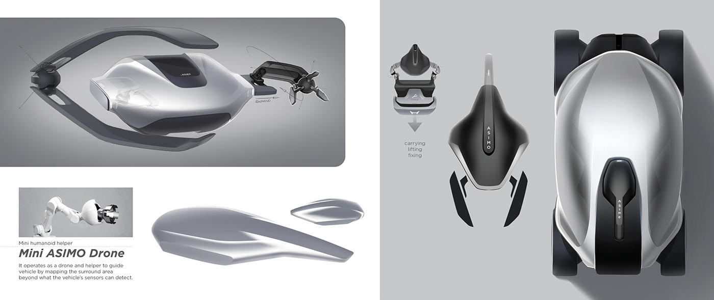 Concept Car，industrial design，Automatic design，Honda，