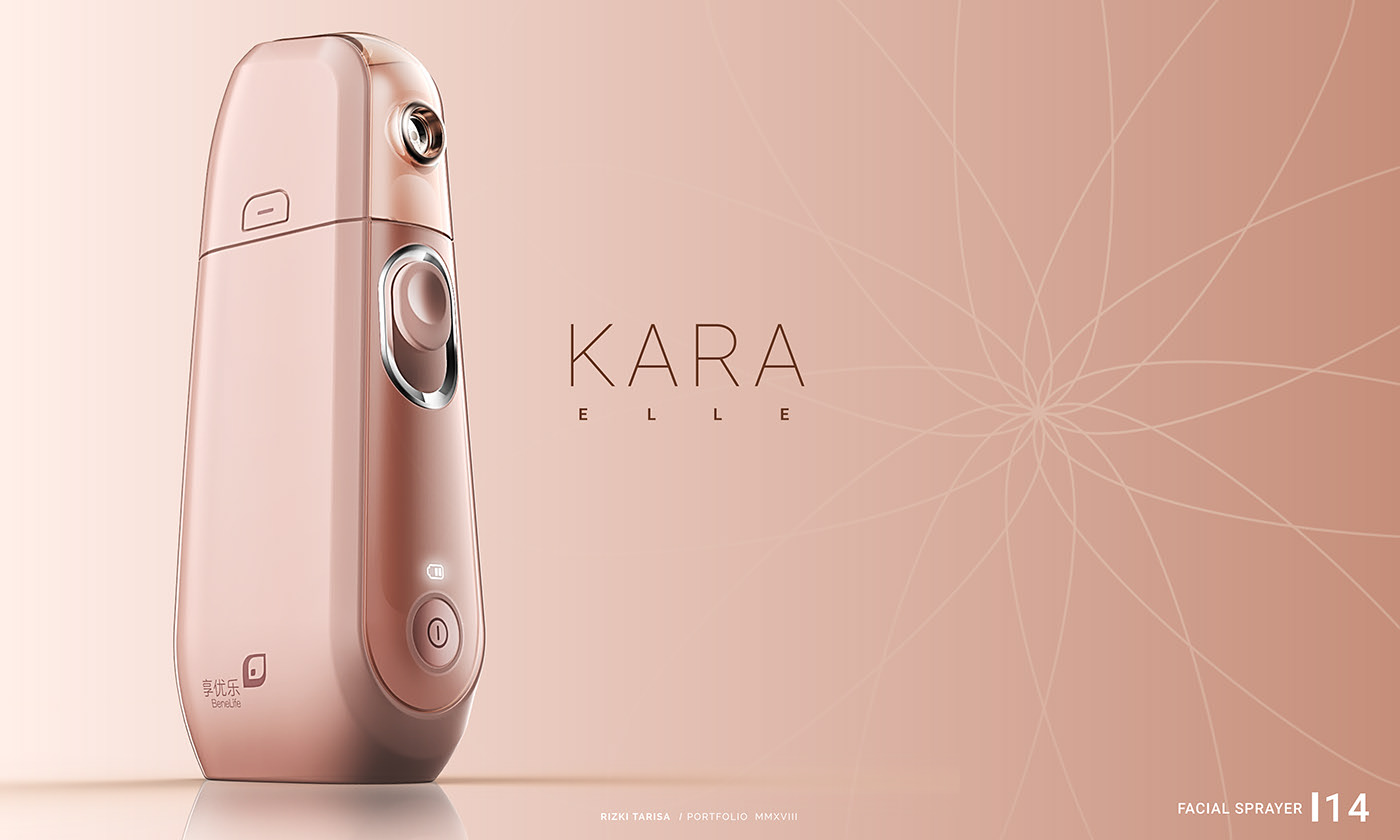 Handheld，Facial sprayer，industrial design，conceptual design，