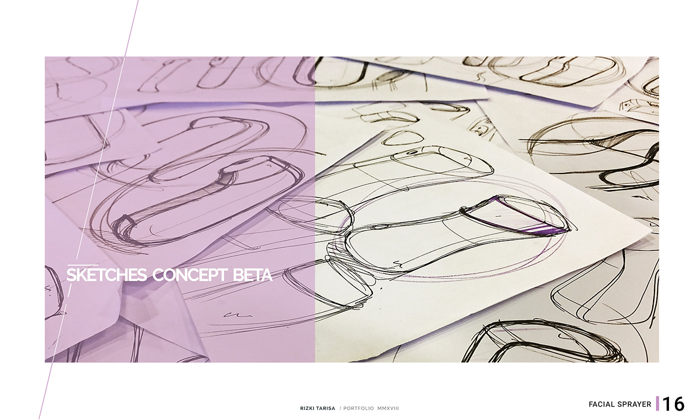 Handheld，Facial sprayer，industrial design，conceptual design，