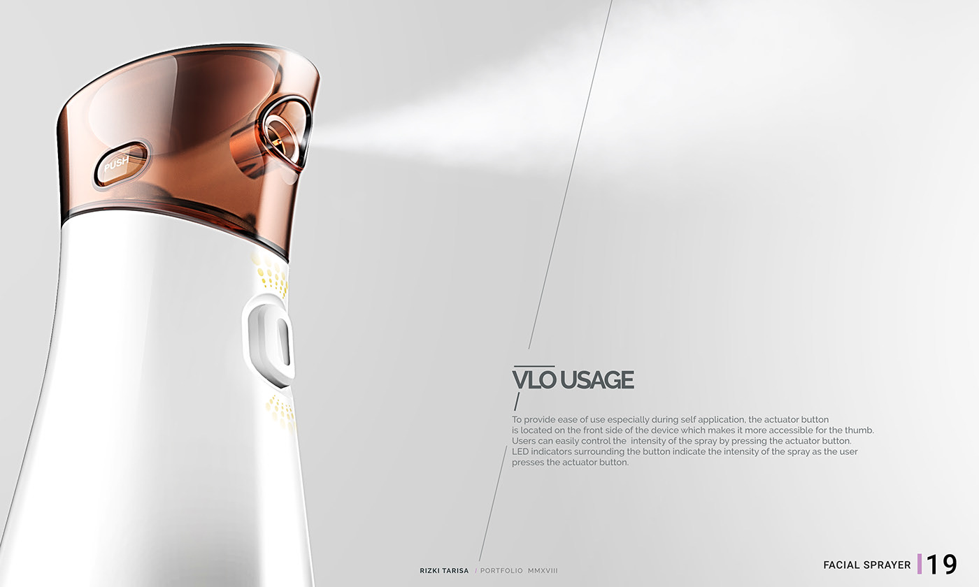 Handheld，Facial sprayer，industrial design，conceptual design，