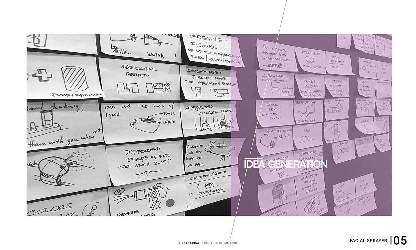 Handheld，Facial sprayer，industrial design，conceptual design，